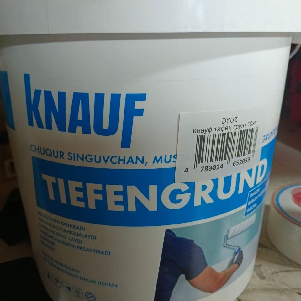 KNAUF Tiefengrund грунтовкаси, 10 кг