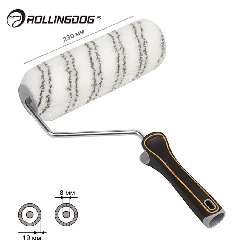 ROLLINGDOG yuqori zichlikdagi tukli bo‘yoq valigi 2