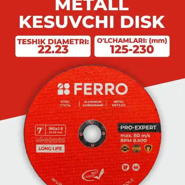 Отрезной диск FERRO 3