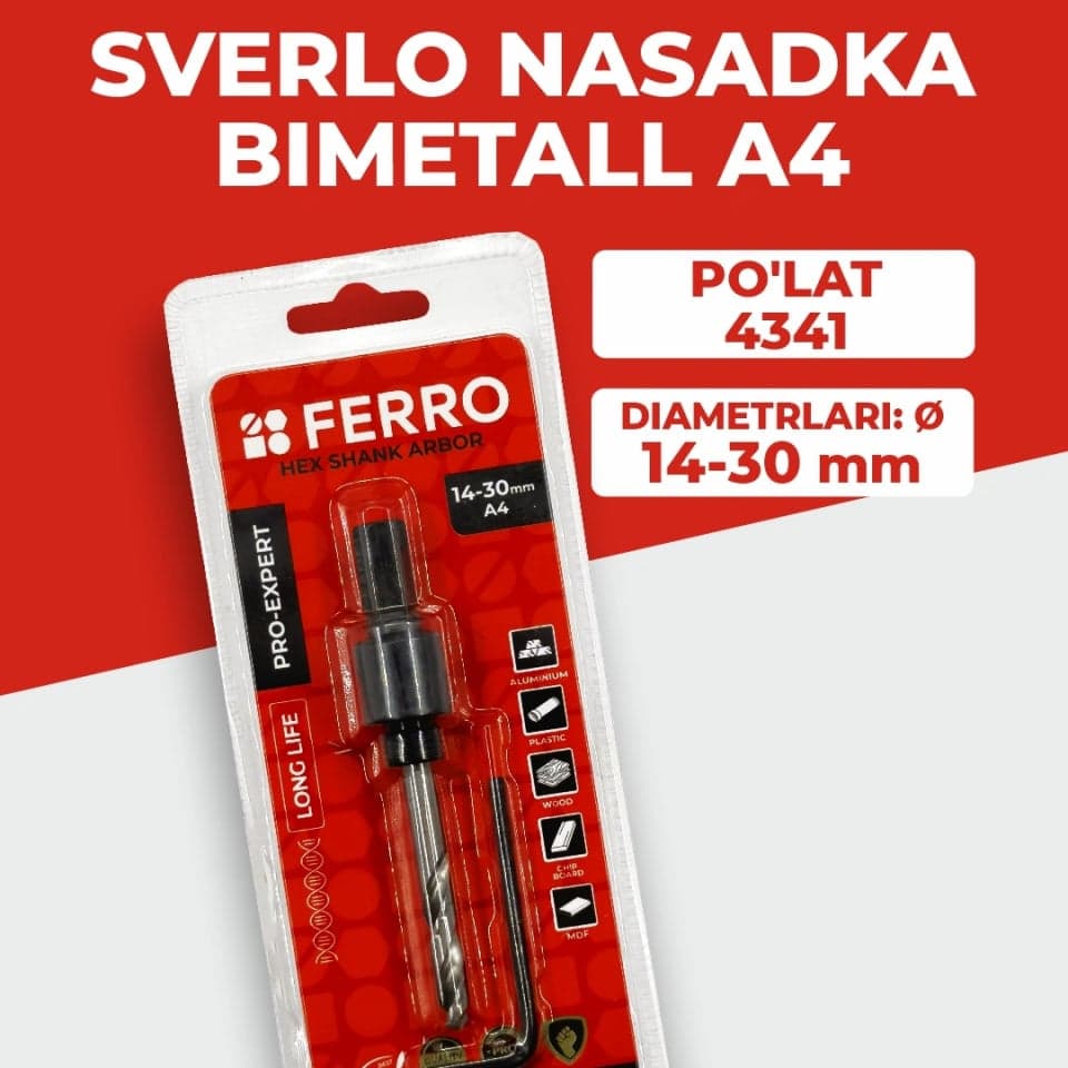 Биметаллическая коронка FERRO