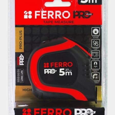 Рулетка FERRO PRO, 5 м