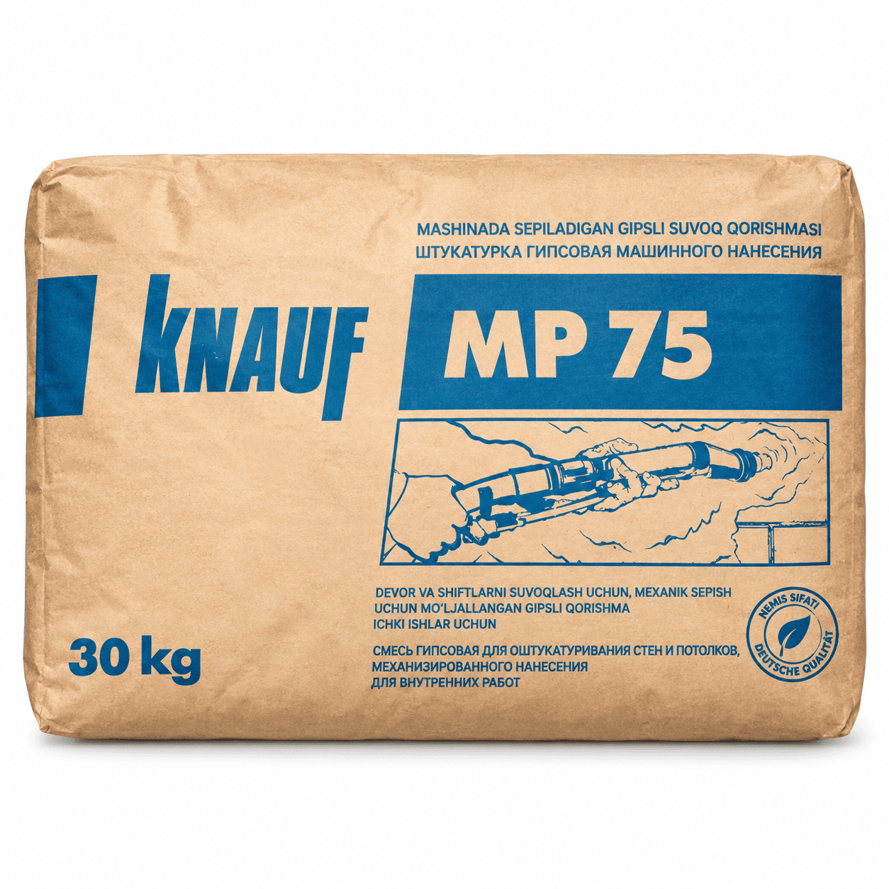 KNAUF MP 75 gipsli suvoq, 30 kg