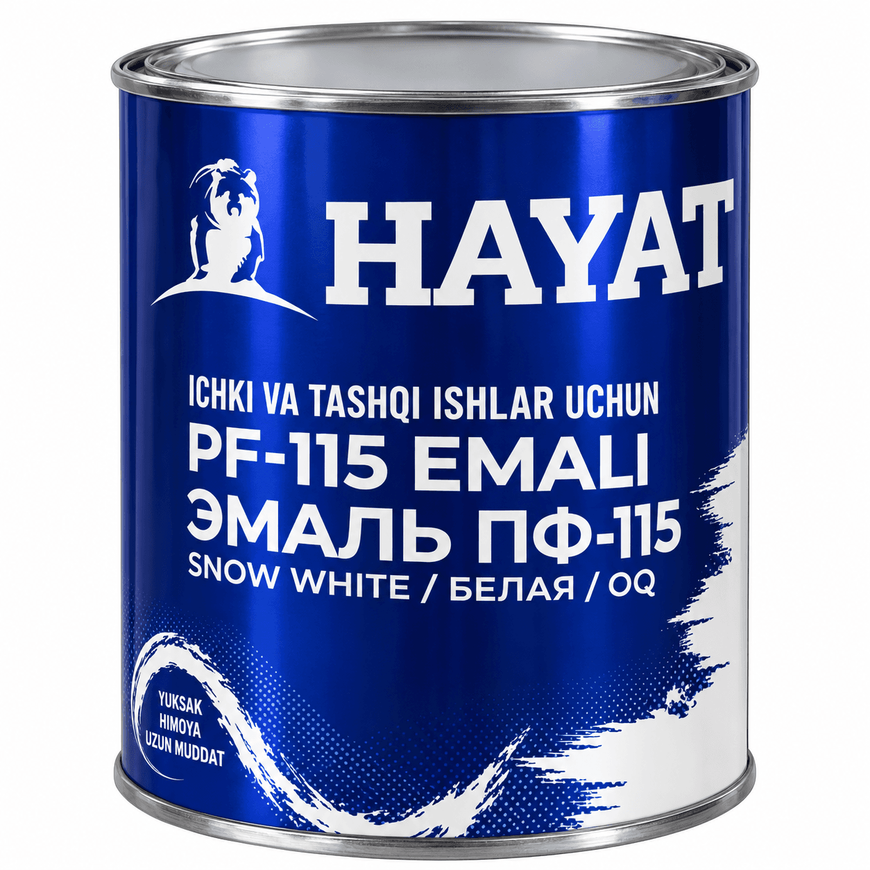 Эмаль HAYAT ПФ-115 белая, 3 кг