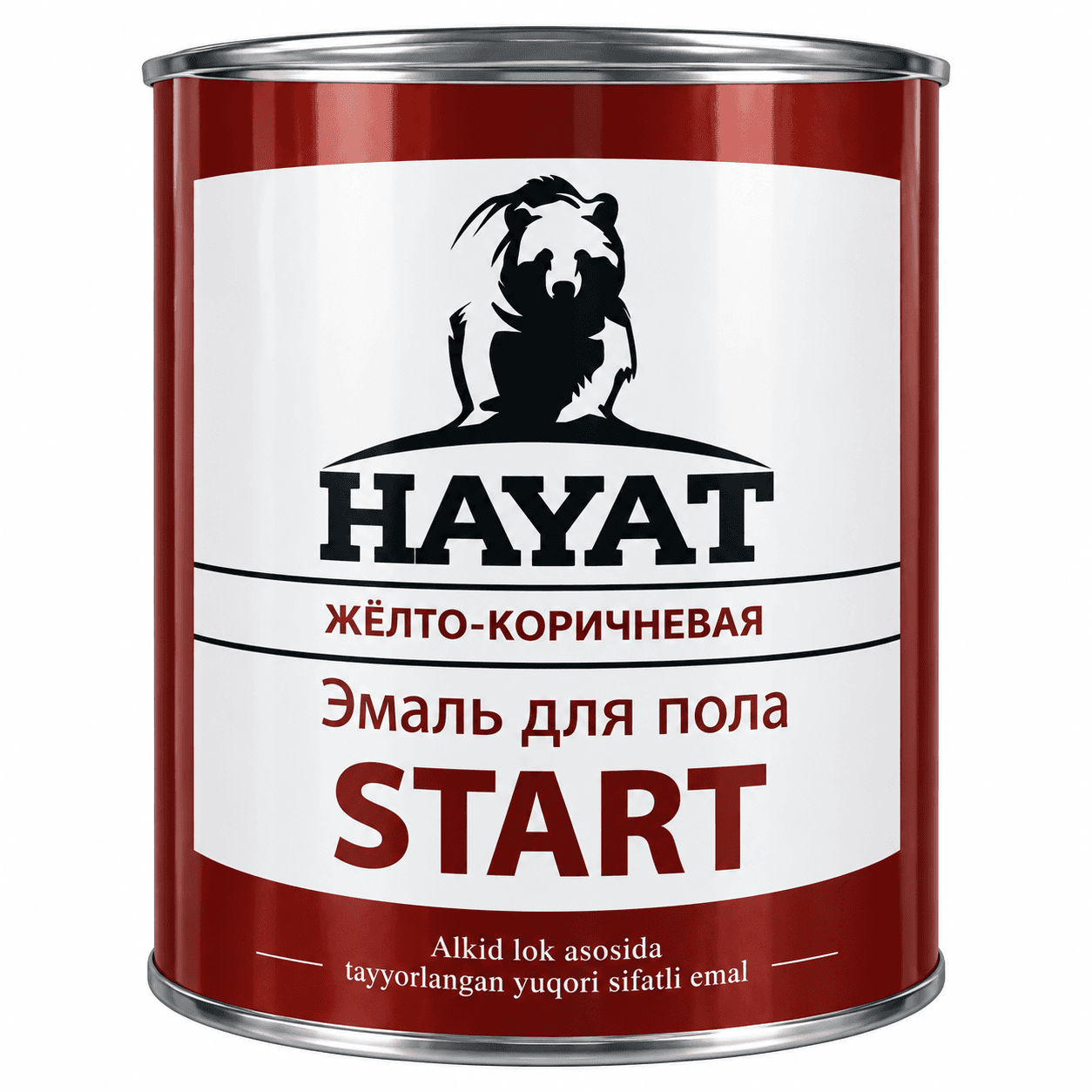 Эмаль HAYAT START белая, 3 кг 2