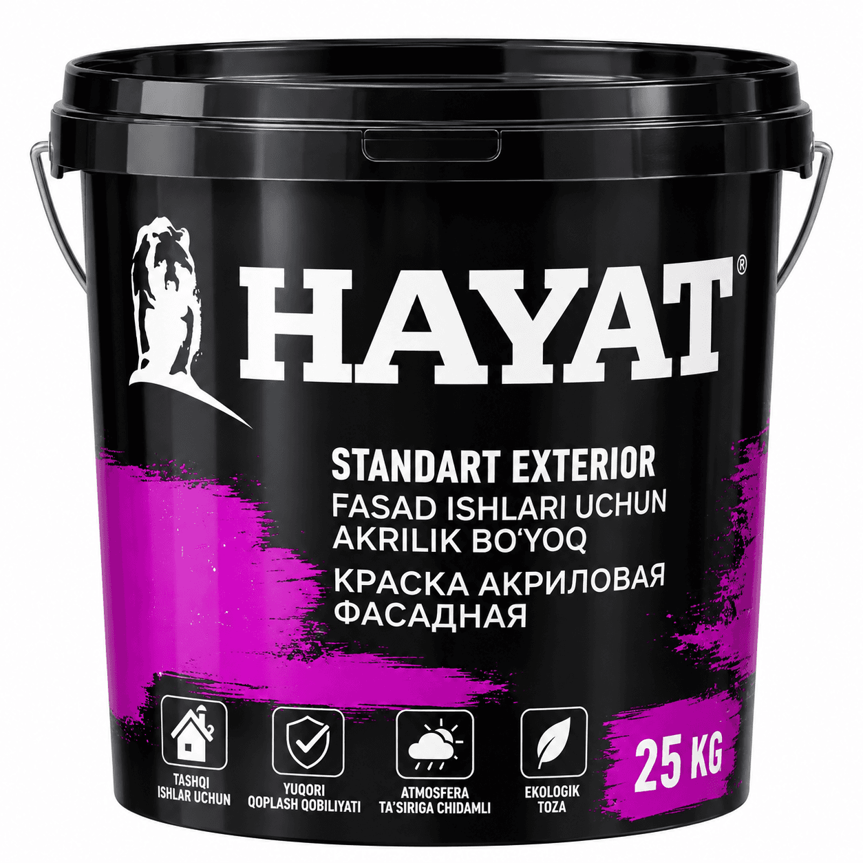 HAYOT фасад эмульсия бўёқ 25 кг