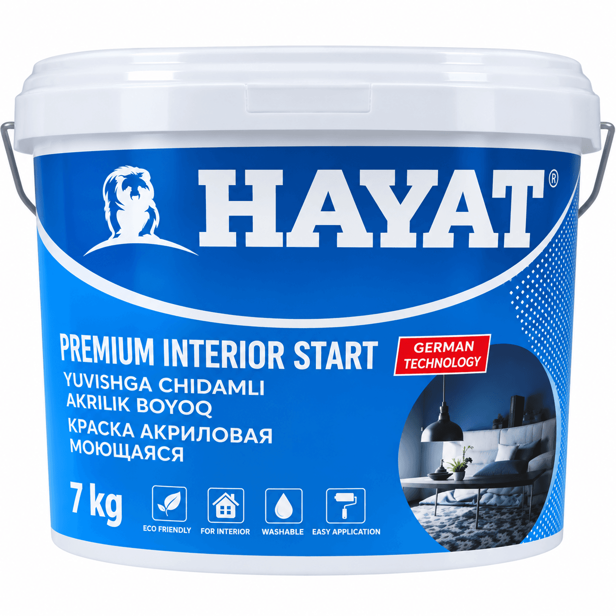 Моющаяся эмульсионная краска HAYOT 4