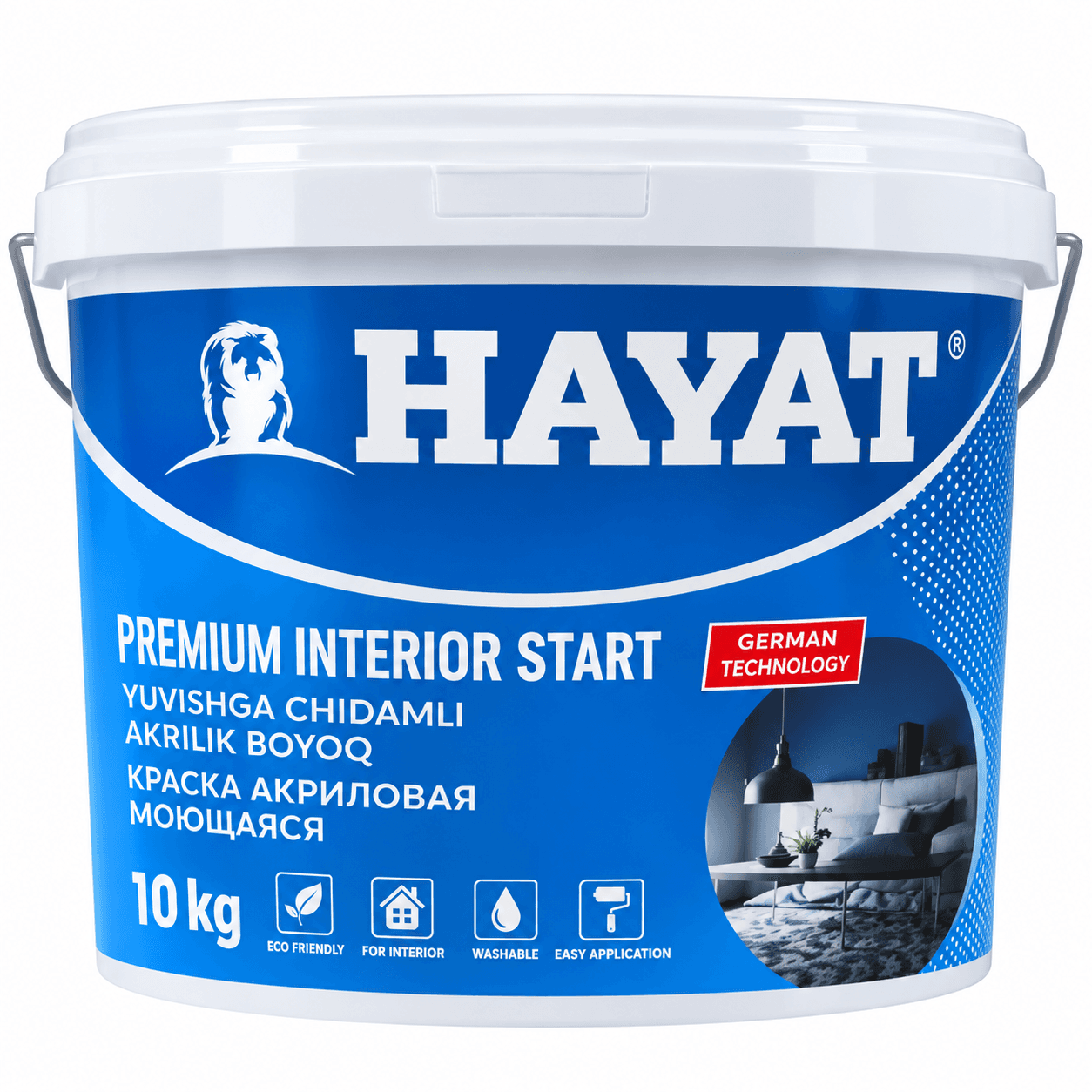 Моющаяся эмульсионная краска HAYOT 5