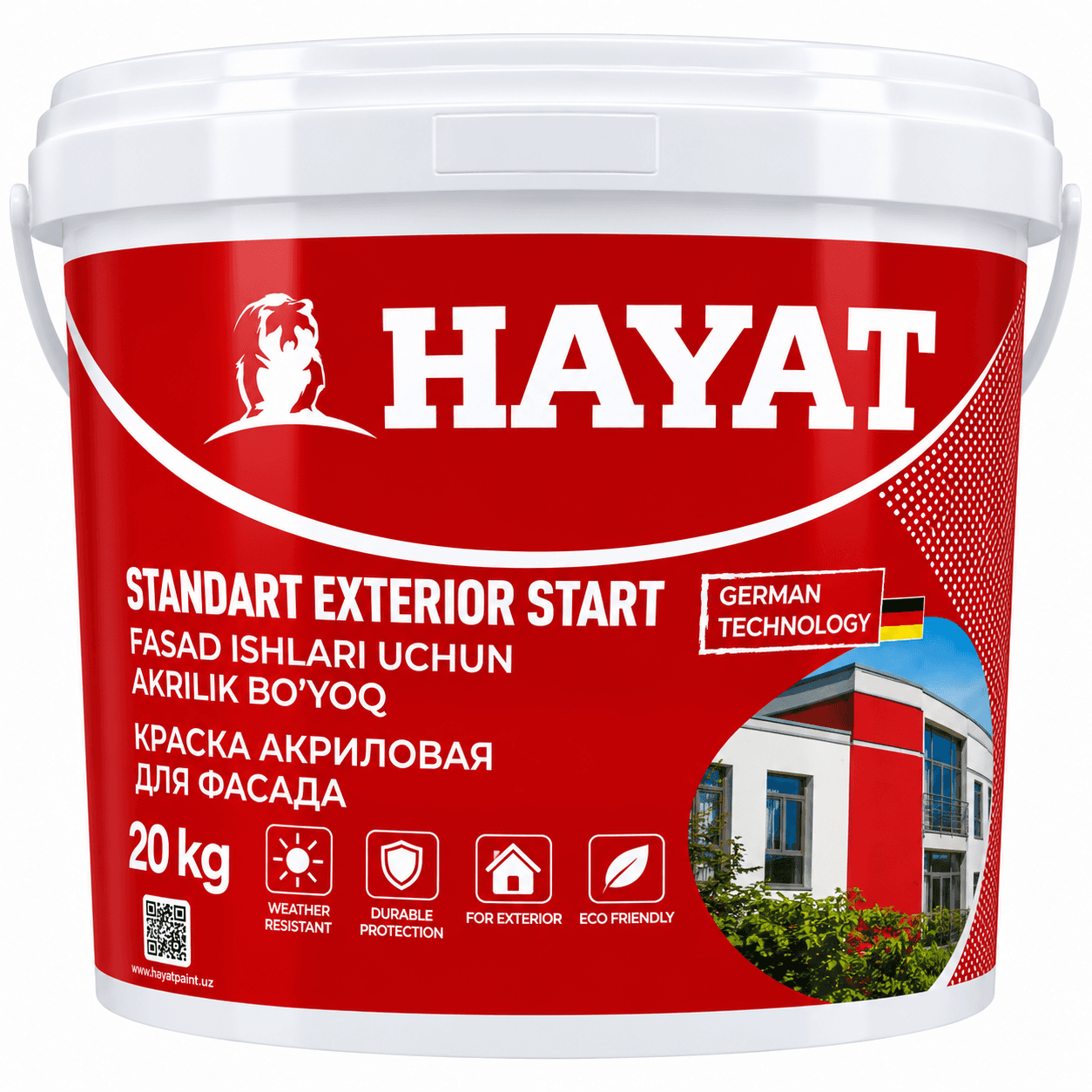 Фасадная эмульсионная краска HAYOT