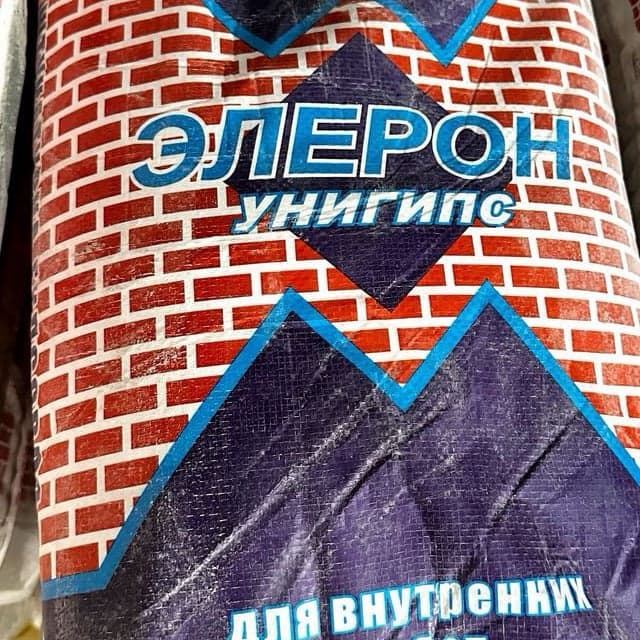 Гипсовая шпаклёвка ELERON, 20 кг 3