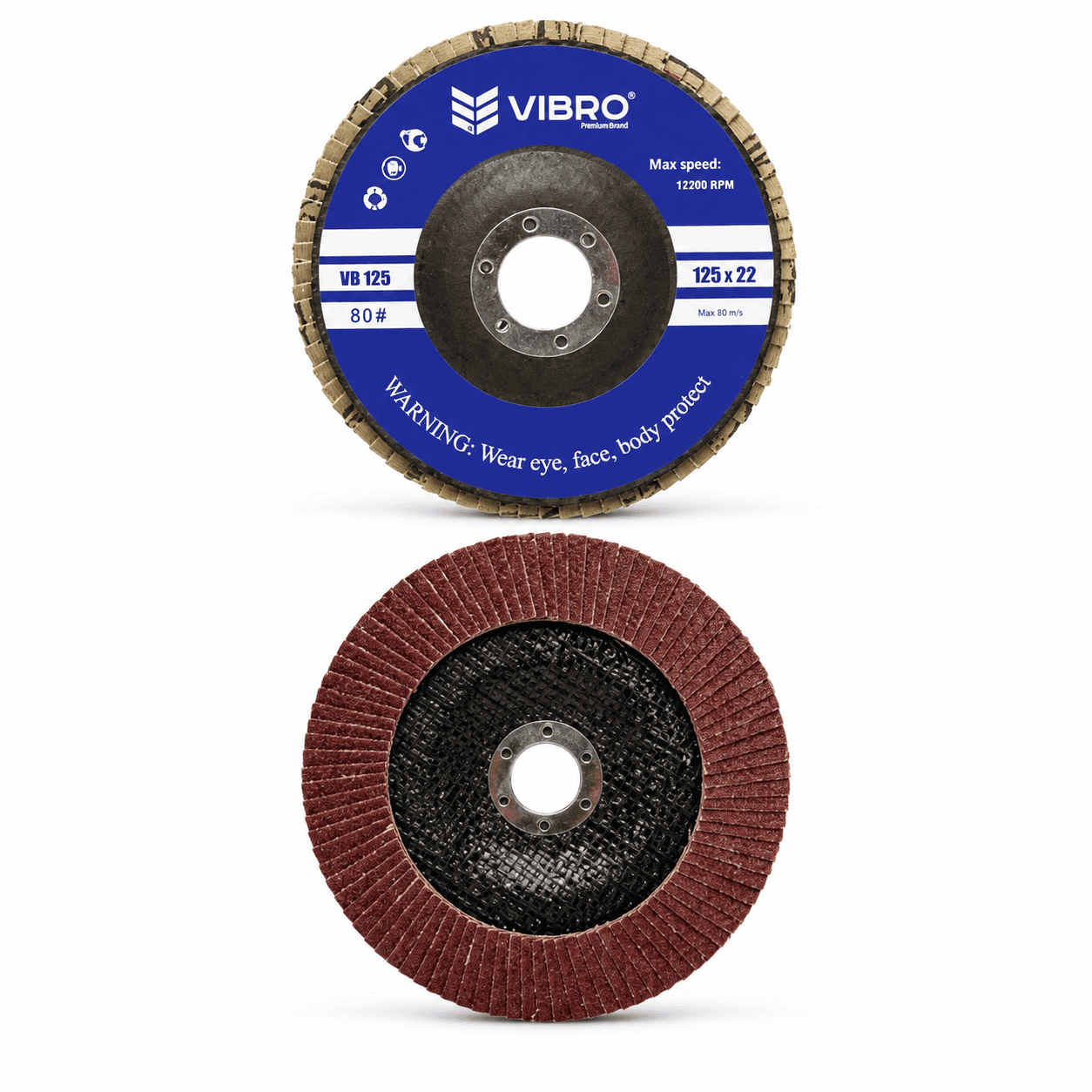 VIBRO yaproqsimon silliqlash diski 150*80